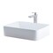 Novatto Porcelain Vessel Sink Combo with Brushed Nickel Faucet, Drain and Sealer NSFC-01321368BN - alternate 2
